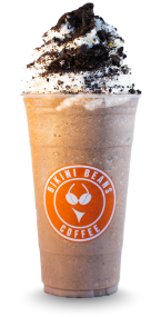 BIkini Beans Cookie Monster specialty frappe menu item