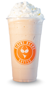 Bikini Beans Frozen Coffee & White Tiger frappes menu items