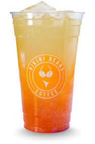 Bikini Beans Juicykini energy drink menu item