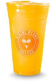 Bikini Beans mango smoothie menu item