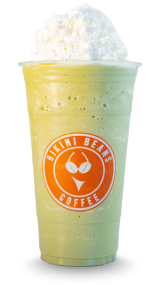 Bikini Beans Raspberry Green Tea frappe menu item