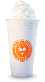 bikini beans Vanilla Bean frappe menu item