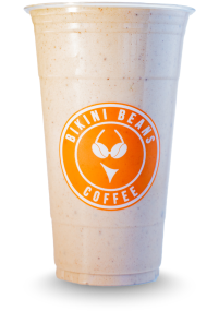 Bikini beans Vanilla Bikini Buzz coffee menu item
