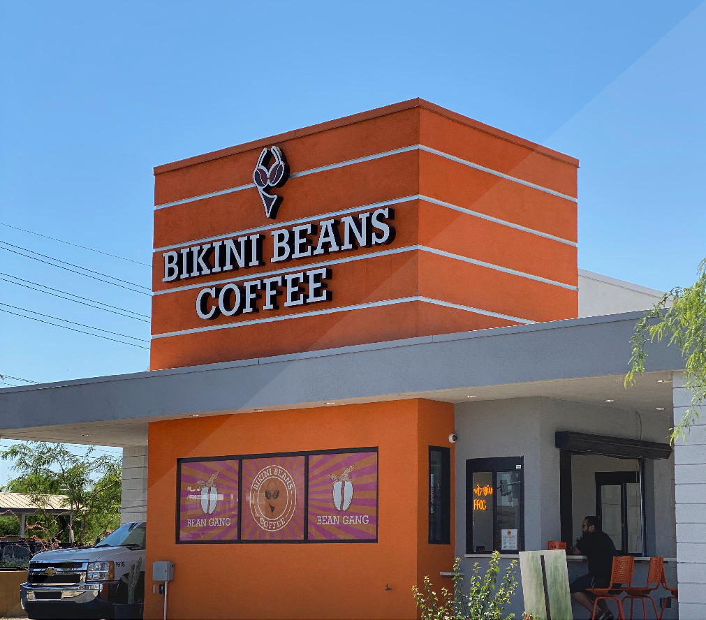 Mesa, az bikini beans coffee shop drive thru