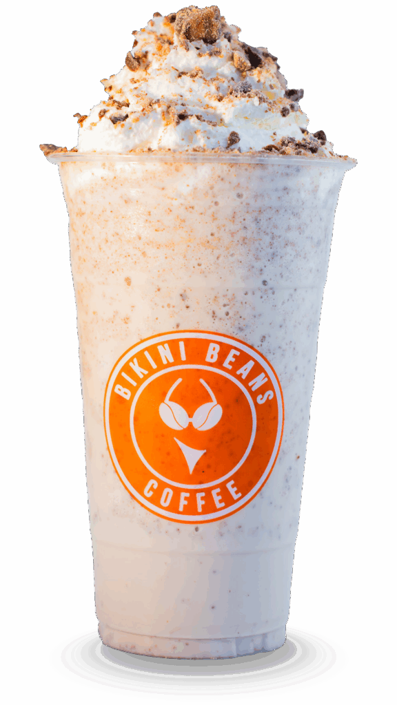 Bikini Beans Peanut Butter Cup specialty frappe menu item