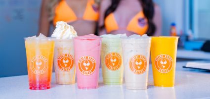 Bikini Beans Coffee, smoothie, shakes, frozen lemonade, and energy drinks